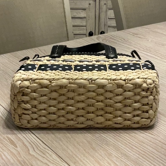 Brighton straw satchel, like new. Used once